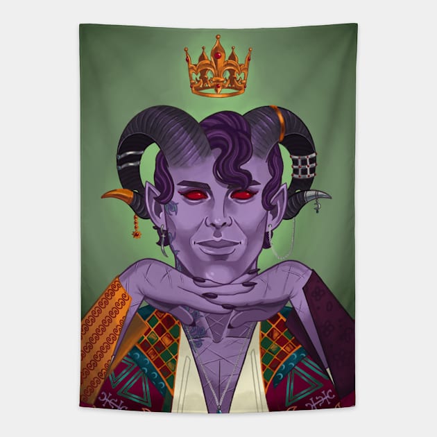 King Mollymauk Tapestry by Joan D'Art