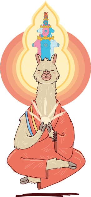 Dalai Llama Kids T-Shirt by camio78