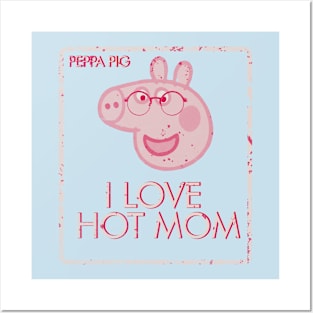 Poster Peppa Pig verde,azulecor-de-rosa - 1.1 x 1.55 m - Sanders