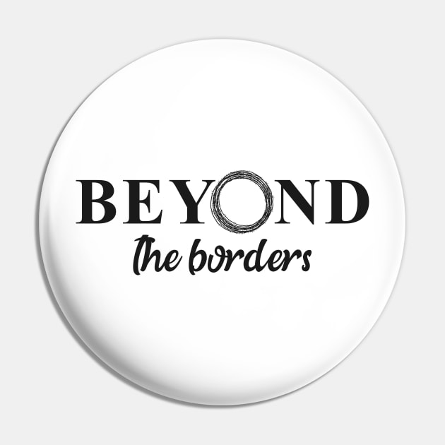 'Beyond Borders' Refugee Care Shirt Pin by ourwackyhome
