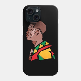 Abstract Male African Man Freedom Day Juneteenth Phone Case