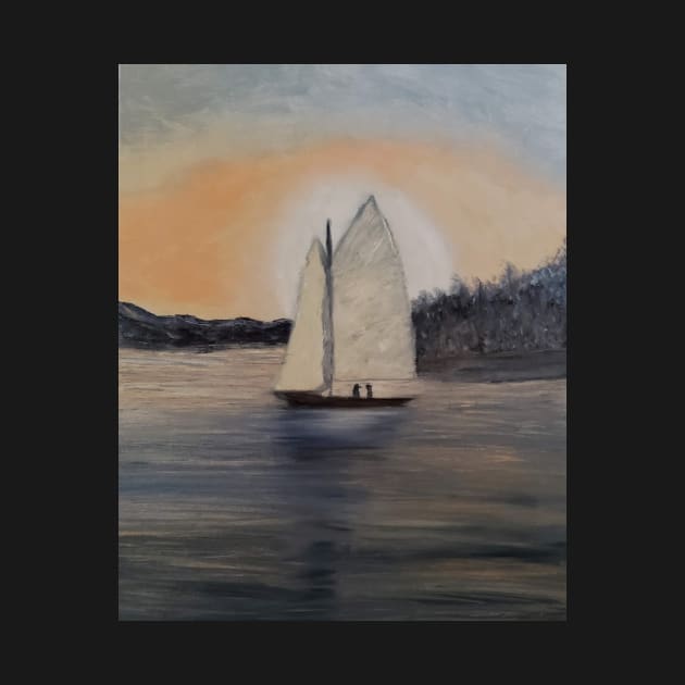 Sail away oil painting by Tabitha Kremesec by TeteSteva19