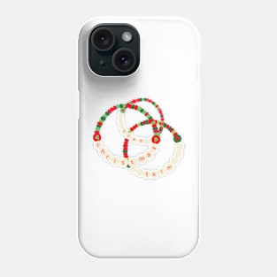 Christmas Tree Farm Friendship Bracelet Phone Case