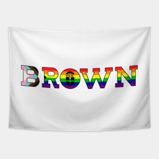 Brown University Pride Logo Tapestry