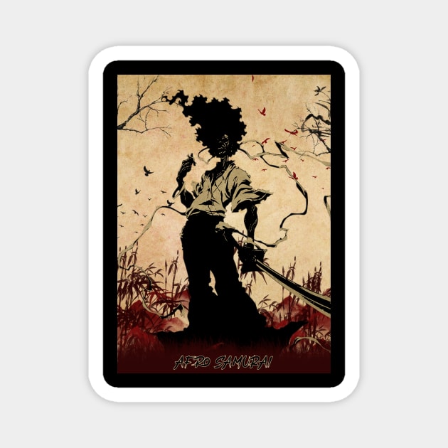 Afro Samurai Magnet by lazymost