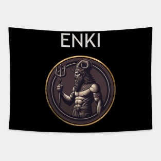 Enki Sumerian God of Wisdom, Water and Trickery Tapestry