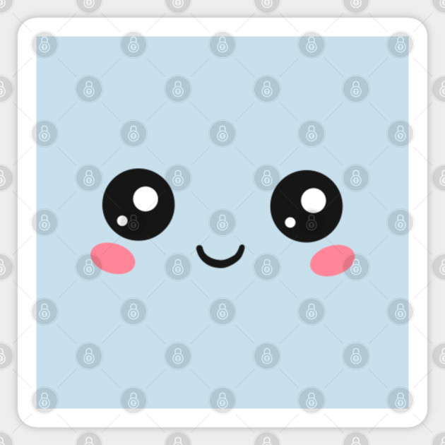 Cute Kawaii Face Eyes Funny Emoticon Emoji Anime Kawaii