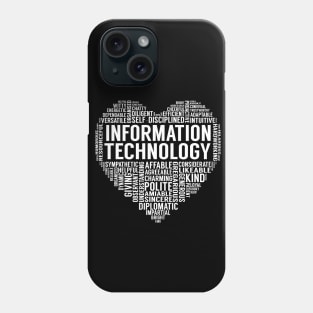 Information Technology Heart Phone Case