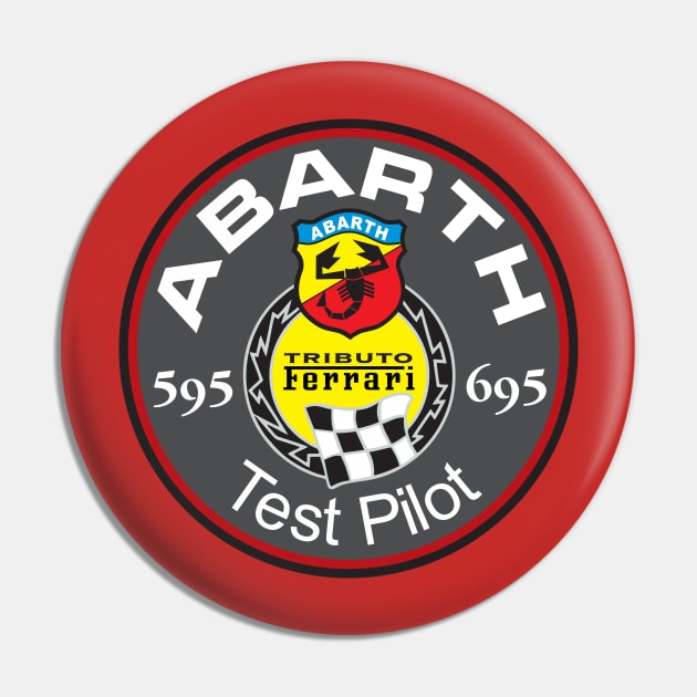 ABARTH Test Pilot Pin by CreativePhil