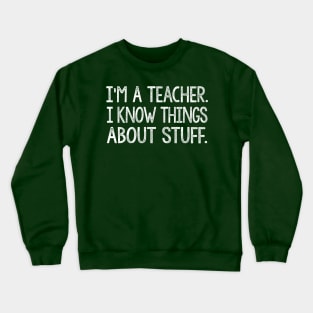 School Teacher Loves Planners Pens Funny Education' Unisex Crewneck  Sweatshirt