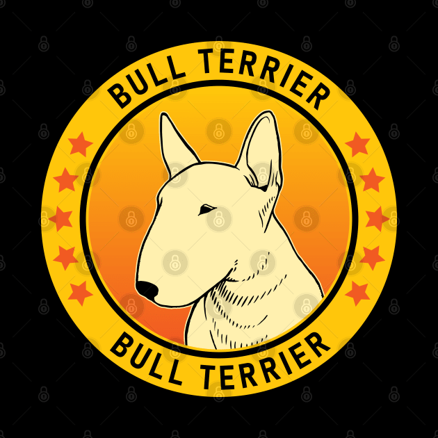 Bull Terrier Dog Portrait by millersye