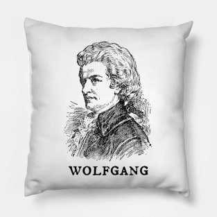 Wolfgang Amadeus Mozart Pillow