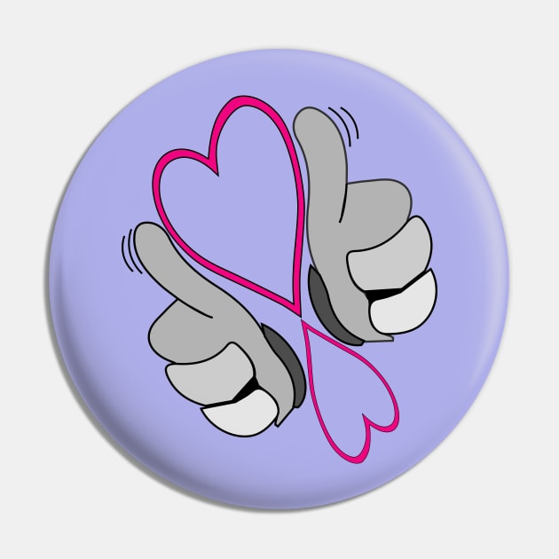 finger heart shirt Pin by shopdesign24