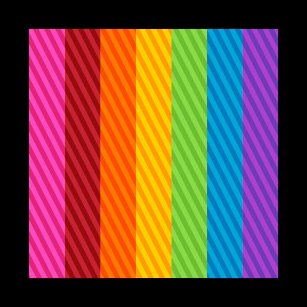 Rectangular Rainbow II by banditotees