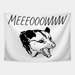 Opossum Meow Tapestry