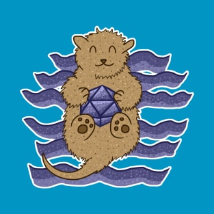 Otter Holding d20 T-Shirt