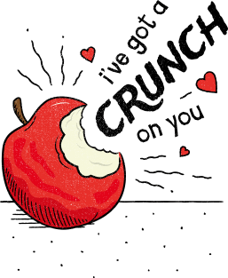 I've got a Crunch on You - Valentines Pun Magnet