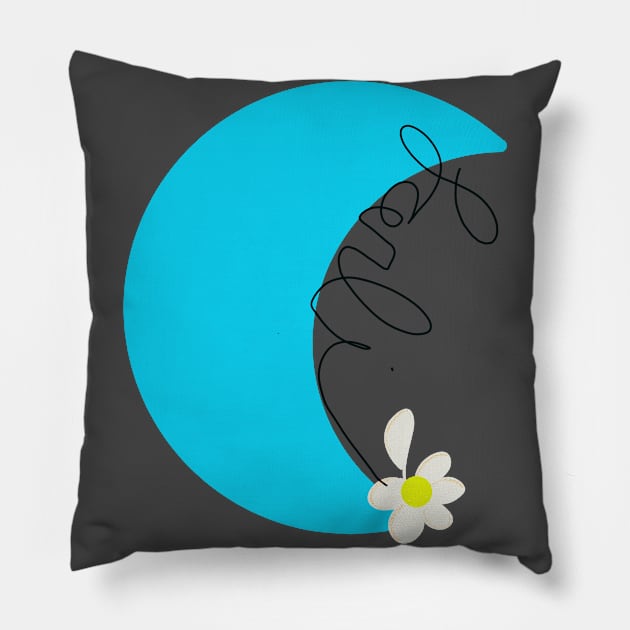 blue moon Pillow by Forli