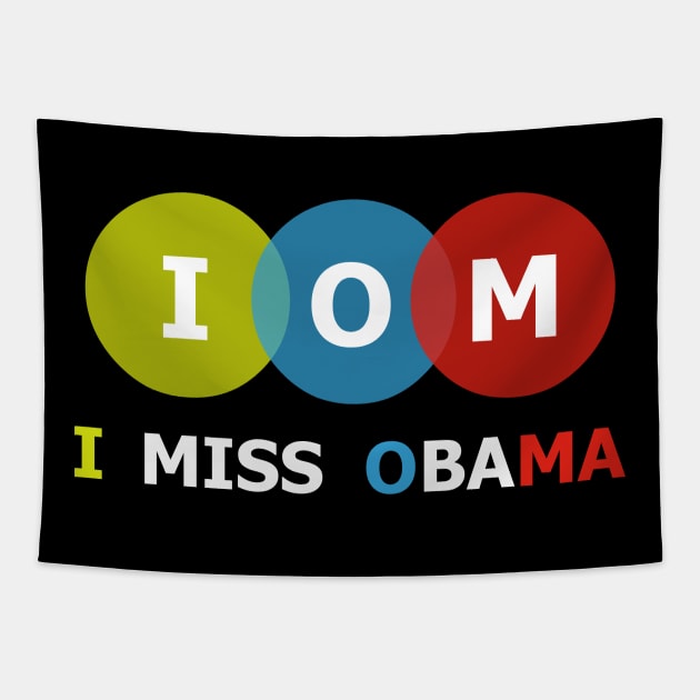 I Miss Obama Tapestry by iCutTee