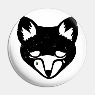 Foxy with Tears in Their Eyes Pin