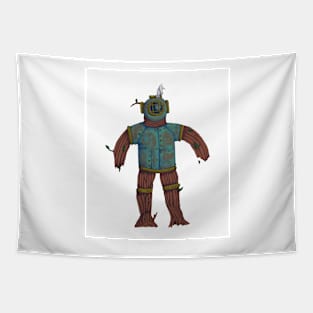 Octo Captain Twiggy Diver The Sea Garden Character Tapestry