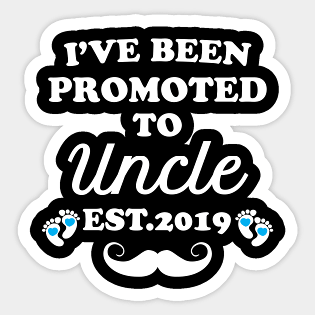 Promoted To Uncle Est 2019 Shirt First Time New Fathers Day Promoted To Uncle Est 2019 Shirt First Time New Fathers Day