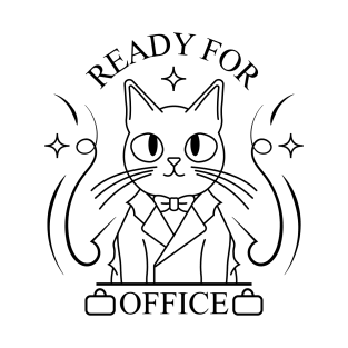 Cat Ready For Office T-Shirt
