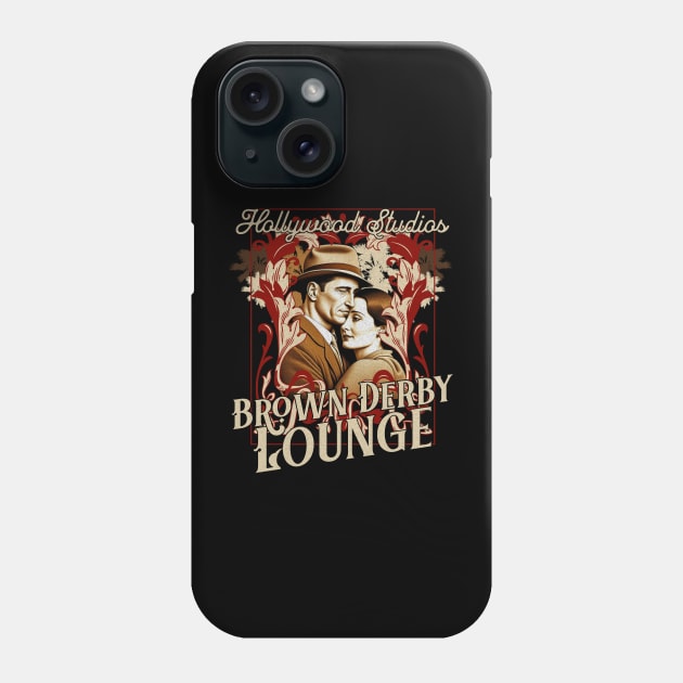 Hollywood Studios Brown Derby Lounge Bar and Drinks Phone Case by Joaddo