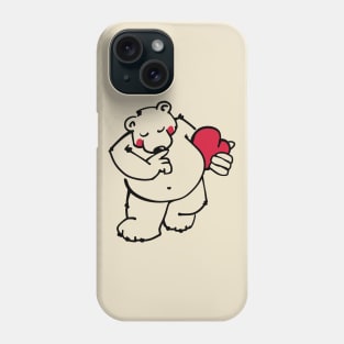 Bear in Love Phone Case