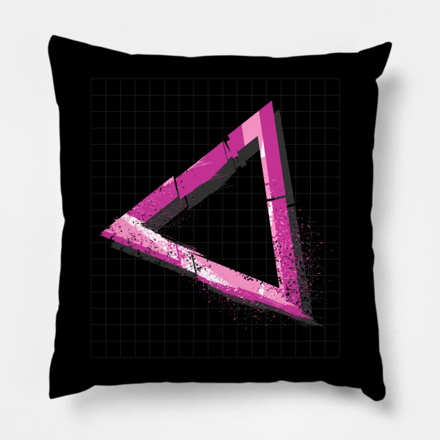 triangle Pillow by sober artwerk