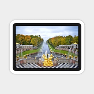 Imperial Peterhof Fountains Russia Magnet