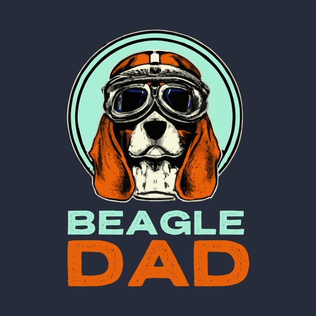 Begale Dad Vintage Dog Owner Retro Dog Father by BetterManufaktur