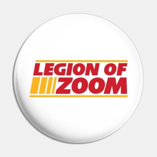 Legion of Zoom - White Pin