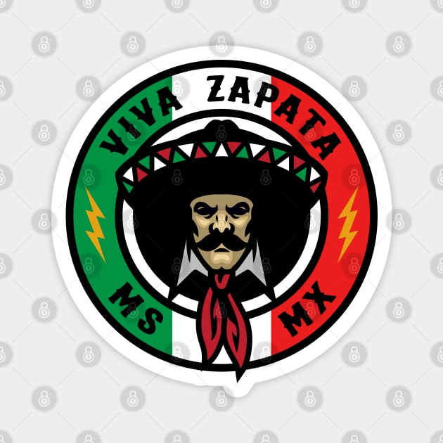 VIVA ZAPATA - Squadron Patch Magnet by d4n13ldesigns