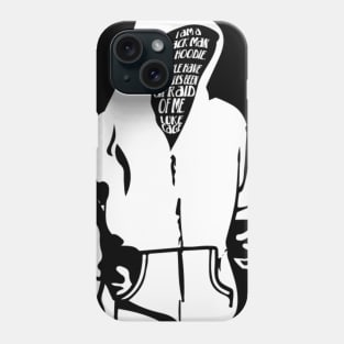 Black Man in a Hoodie Phone Case