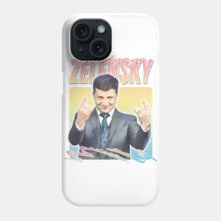 Zelensky Ukraine / Retro Aesthetic Fan Artwork Design Phone Case