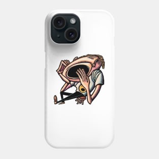 Yawning Bored Man Phone Case