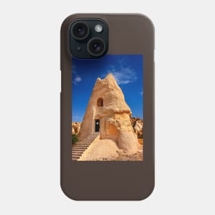 The peculiar church of El Nazar in Cappadocia Phone Case