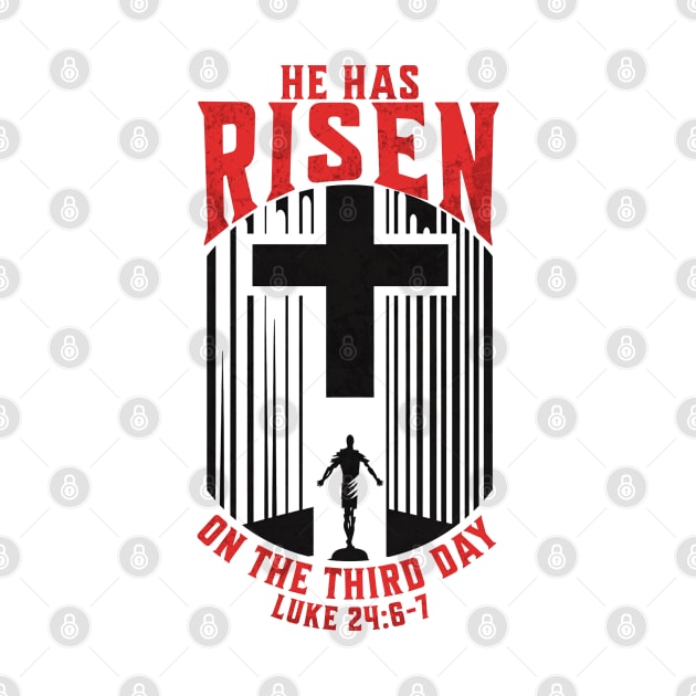 He Has Risen Matthew 28:6 Bible Verse for Easter V2 by Family journey with God