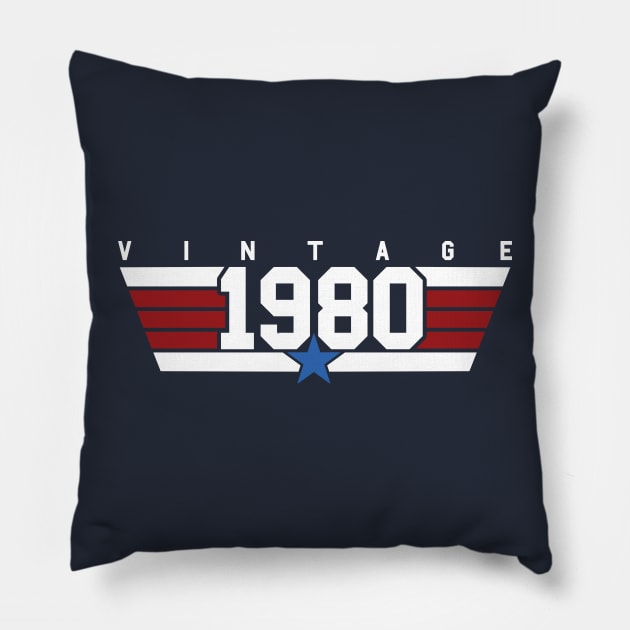 Vintage 1980 Aviator Pillow by Styleuniversal