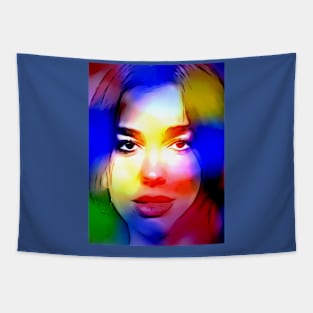 Dua Lipa in Colors Tapestry