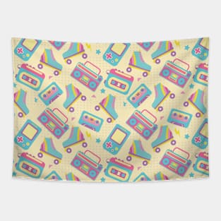 Back To 80s Pattern Tapestry