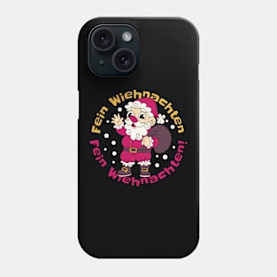 Fein Wiehnachthen Lüttje Wiehnachtsmann Phone Case