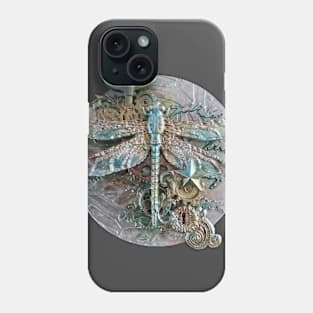 Silver Dragonfly Phone Case