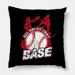 Base Softball Player Pillow