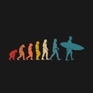 Bigfoot Surfing Evolution T-Shirt