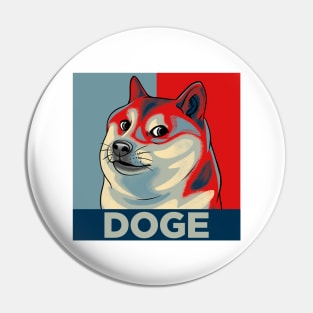 Cute Doge Meme Pin