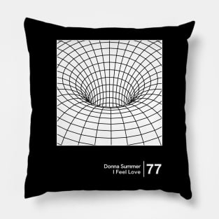 I Feel Love / Minimal Style Graphic Artwork Pillow