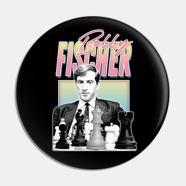 Bobby Fischer / Chess Legend Pin by DankFutura