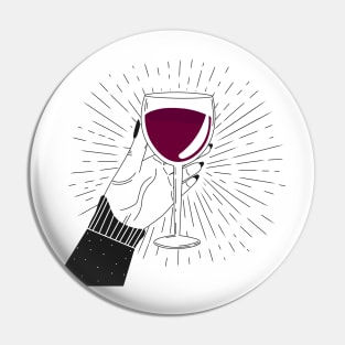 Wine lover Pin